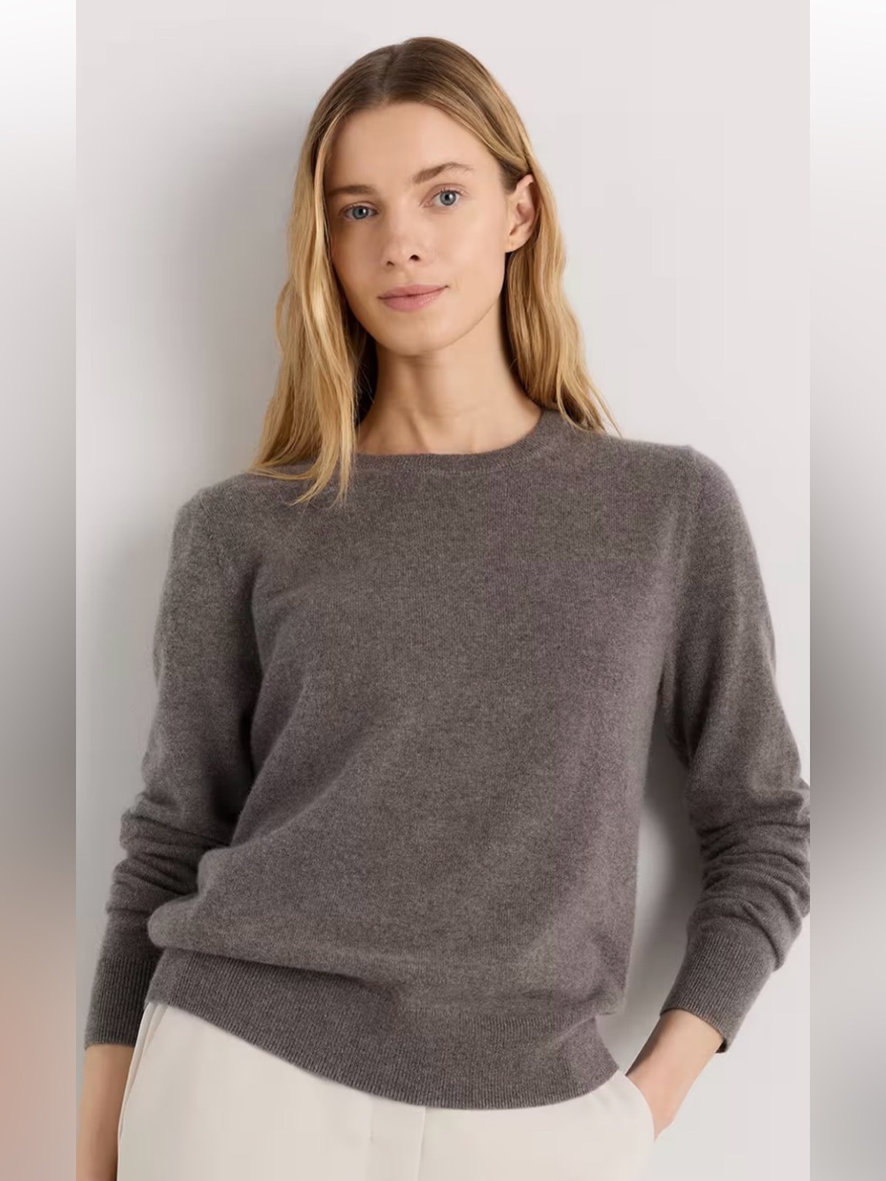 NWT Quince Mongolian Cashmere Crewneck Sweater, size small - Picture 2 of 11